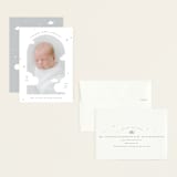 "Floating clouds" - Birth Announcements in Raincloud by letterfix - Assembled