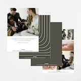 "Simple Photo" - Birth Announcements in Almond by Brianne Larsen - Back of Card Options