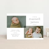 "Handsome Two" - Birth Announcements in Galaxy by Emily Betts - Front