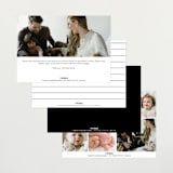 "Handsome Two" - Birth Announcements in Galaxy by Emily Betts - Back of Card Options