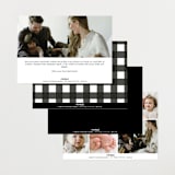 "Announcing Baby" - Birth Announcements in Onyx by Erin Deegan - Back of Card Options