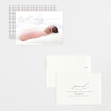 "Delightful Welcome" - Birth Announcements in Gravel by Olivia Raufman - Assembled