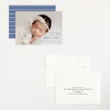 "Sweetly modern" - Birth Announcements in Denim by Lisa Assenmacher - Assembled