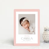 "Sweet scallop" - Birth Announcements in Rose by Robert and Stella - Front