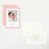 "Sweet scallop" - Birth Announcements in Rose by Robert and Stella - Assembled