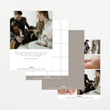 "Tarrytown" - Birth Announcements in Fawn by Megan Davis - Back of Card Options