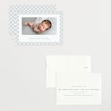 "Checked" - Birth Announcements in Sky by Lea Delaveris - Assembled
