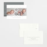 "Twin & Twin" - Birth Announcements in Snow by Lauren Chism - Assembled