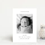 "Pano" - Birth Announcements in Snow by AK Graphics - Front