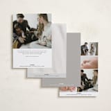 "camden" - Birth Announcements in Latte by Kristie Kern - Back of Card Options
