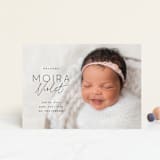 "Type Mix" - Birth Announcements in Ink by Carolyn MacLaren - Front