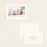 "Cotton Candy" - Birth Announcements in Blush by Lauren Chism - Assembled