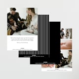 "Basic" - Birth Announcements in Onyx by Lauren Chism - Back of Card Options