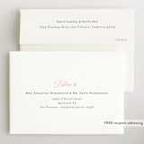 "Monogram Laurel" - Birth Announcements in Peony by Vanessa Doyle - FREE Recipient Addressing
