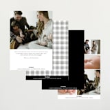 "Dreamer" - Birth Announcements in Onyx by Pixel and Hank - Back of Card Options