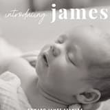 "Introduction" - Birth Announcements in Cloud by Sara Hicks Malone - Detail