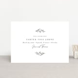 "Understated" - Birth Announcements in Lily by Sara Hicks Malone - Front
