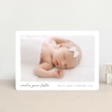 "Edgy" - Birth Announcements in Snow by Pixel and Hank - Front