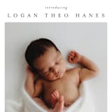 "Frame of Happiness" - Birth Announcements in Sugar by Chris Griffith - Detail