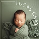 "Take Shape" - Birth Announcements in Snow by Lauren Chism - Detail