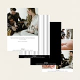 "Enchanted Love" - Birth Announcements in Noir by Ashlee Townsend - Back of Card Options
