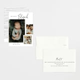 "Written Out" - Birth Announcements in Coal by Carolyn Nicks - Assembled