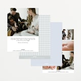 "Charming" - Birth Announcements in Cloud by Lea Delaveris - Back of Card Options