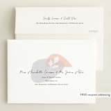 "Simplest" - Birth Announcements in Petal by Rebecca Daublin - FREE Recipient Addressing