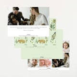 "Jungle Friends" - Birth Announcements in Jungle by Morgan Ramberg - Back of Card Options