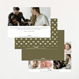 "Focus" - Birth Announcements in Snow by Yaling Hou Suzuki - Back of Card Options