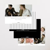 "Primary" - Birth Announcements in Vanilla by Pixel and Hank - Back of Card Options