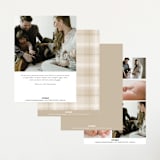 "Contemporary Classic" - Birth Announcements in Jasmine by Erin Deegan - Back of Card Options