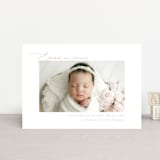 "Sweetest" - Birth Announcements in Rose by Jenna Holcomb - Front