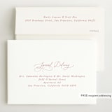 "Sweetest" - Birth Announcements in Rose by Jenna Holcomb - FREE Recipient Addressing