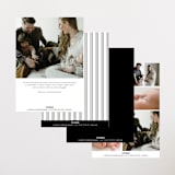 "Primary" - Birth Announcements in Vanilla by Pixel and Hank - Back of Card Options