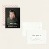 "Heart" - Birth Announcements in Blush by Pixel and Hank - Assembled
