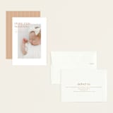 "eloise" - Birth Announcements in Peach by Ellen Schlegelmilch - Assembled