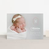 "Cameo" - Birth Announcements in Petal by Robert and Stella - Front