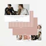 "Cameo" - Birth Announcements in Petal by Robert and Stella - Back of Card Options