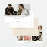 "applique" - Birth Announcements in Oatmeal by Jennifer Wick - Back of Card Options