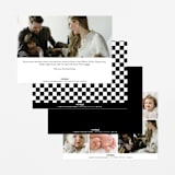 "Just The Facts" - Birth Announcements in Volcano by Owl and Toad - Back of Card Options