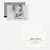 "Just The Facts" - Birth Announcements in Volcano by Owl and Toad - Assembled