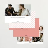 "Byline" - Birth Announcements in Melon by Laura Hankins - Back of Card Options