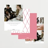 "Sweet Bow" - Birth Announcements in Cotton Candy by Paula Pecevich - Back of Card Options