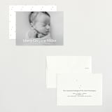 "simple in serif" - Birth Announcements in Snow by Bramble Studio - Assembled