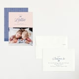 "Preppy Little Bow" - Birth Announcements in Petal by Leia Matt - Assembled