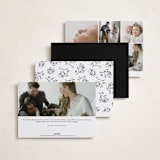 "The Flora" - Birth Announcements in Lily of the Valley by Pixel and Hank - Back of Card Options