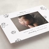 "The Flora" - Birth Announcements in Lily of the Valley by Pixel and Hank - Detail