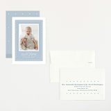 "Mickey fabric frame" - Birth Announcements in Chambray by Lea Delaveris - Assembled