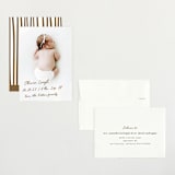 "signed with love" - Birth Announcements in Bark by AK Graphics - Assembled